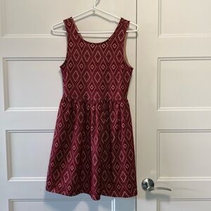 Unique fit and flare dress
